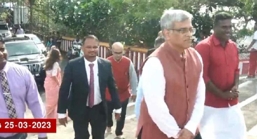 ඉන්දීය මහ කොමසාරිස් ත්‍රිකුණාමලයට